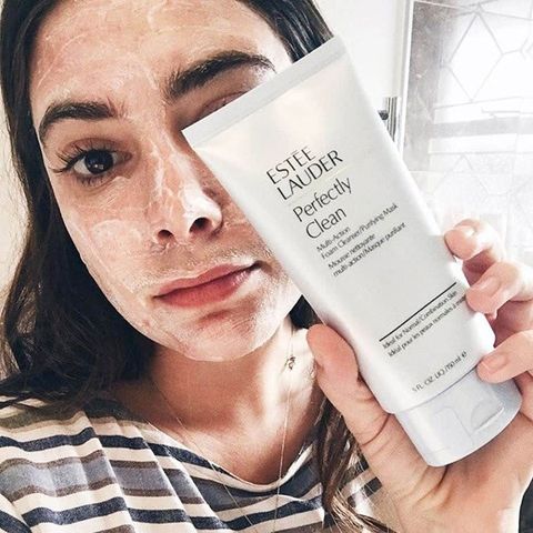 Sữa Rửa Mặt Kiêm Mặt Nạ Thanh Lọc Estée Lauder Perfectly Clean 150ml - Dưỡng Ẩm, Làm Sáng Da Cho Mọi Loại Da 722763