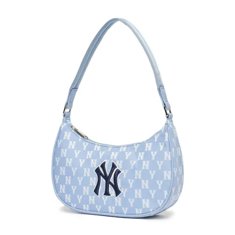 MLB JACQUARD MONOGRAM Hobo Bag 3ABQS012N 50BKS NEW YORK YANKEES Black 