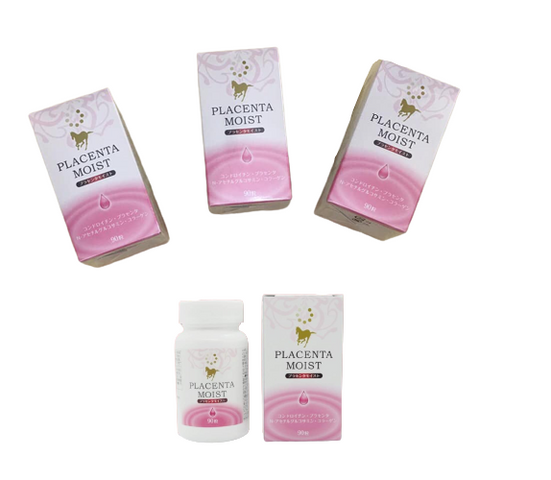 Viên uống Placenta Moist 90 viên - Hỗ trợ cấp nước, làm trắng da từ sâu bên trong, cải thiện nám và tàn nhang, sản phẩm Nhật Bản chính hãng