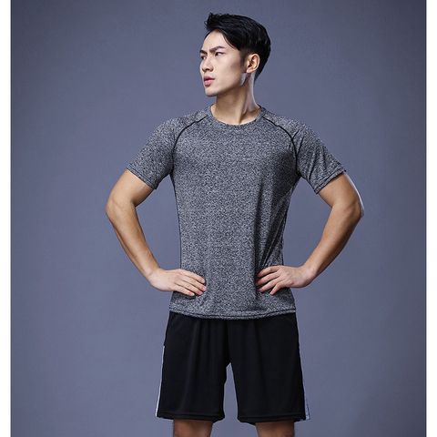 Áo Legging Thể Thao Cộc Tay Nam - Chất Liệu Polyester Cao Cấp, Thoáng Khí, Thích Hợp Tập Gym và Vận Động Thể Thao