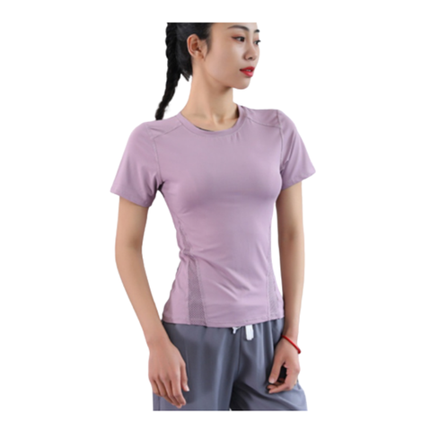 Áo Thun Cộc Tay Tập Gym Yoga Nữ Gepo GP207 - Chất Liệu Co Giãn 4 Chiều, Thấm Hút Mồ Hôi, Thiết Kế Năng Động, Thoáng Mát