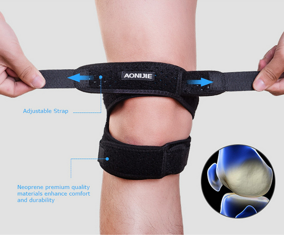 Băng Gối Thể Thao Aonijie E4096 - Hỗ Trợ Bảo Vệ Đầu Gối Khi Chạy Bộ, Đạp Xe, Tập Gym, Chất Liệu Siêu Mềm, Dễ Dàng Điều Chỉnh