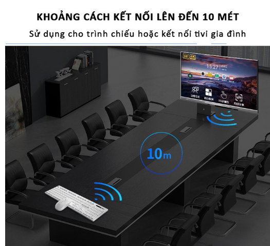 Bộ Bàn Phím và Chuột Không Dây Mini Sidotech Yindiao Max3 - Thiết Kế Siêu Gọn, Kết Nối USB 2.4G, Phản Hồi Nhanh, Chống Ồn