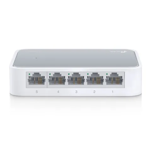 Bộ Chia Tín Hiệu Để Bàn TP-Link TL-SF1005D - 5 Cổng Ethernet 10/100Mbps Nhỏ Gọn, Dễ Dàng Kết Nối Mạng