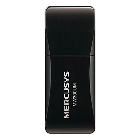 Bộ Chuyển Đổi USB Wifi Mini Mercusys MW300UM - Tốc Độ 300Mbps, Kết Nối Nhanh Chóng cho PC và Laptop, Hỗ Trợ WPS, Phát Wifi Thông Minh