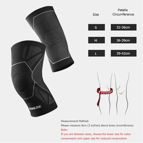 Bó Gối Thể Thao Chuyên Chạy Bộ Aonijie E4108 - Bảo Vệ Khớp Gối, Thoáng Khí, Chất Liệu Nylon - Dụng Cụ Chạy Bộ Đỉnh Cao