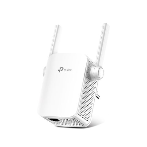 Bộ mở rộng sóng Wifi TP-Link RE205 băng tần kép AC 750Mbps - Phủ sóng lên tới 30m, 2 anten ngoài, kết nối ổn định cho lướt Web và chơi game