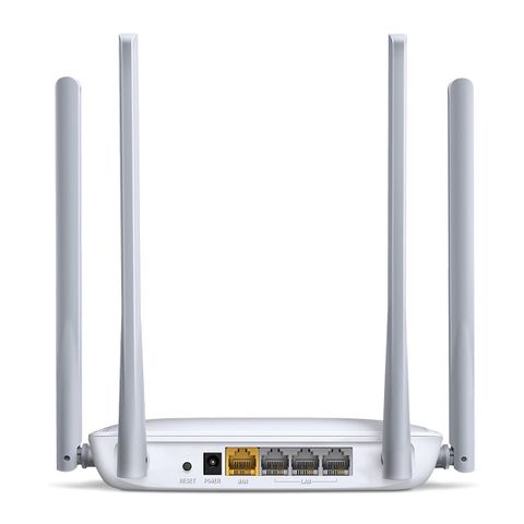 Bộ Phát Wifi Mercusys MW325R - 4 Râu Chuẩn N Tốc Độ 300Mbps, Phủ Sóng 500m2, Thiết Kế Bền Bỉ, Tốt Nhất Cho Mạng Gia Đình