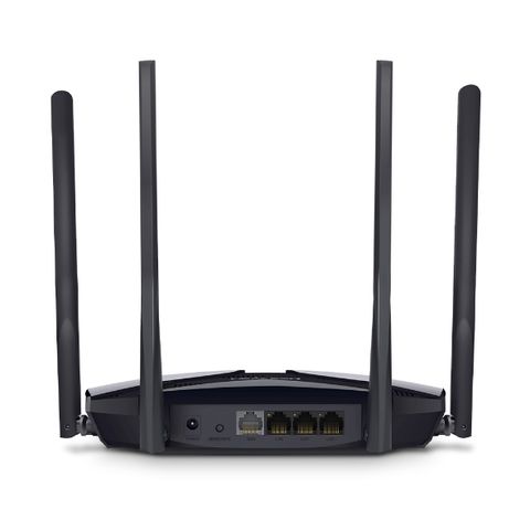 Bộ phát Wifi Mercusys MR70X 4 râu AX1800 - Băng tần kép Wi-Fi 6, tốc độ 1.8 Gbps, cổng Gigabit cho kết nối mạnh mẽ và ổn định