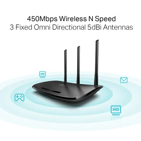 Bộ Phát Wifi TP-Link TL-WR940N Chuẩn N Tốc Độ 450Mbps - Router Năng Động Cho Video HD, Game Online, và Tải Tập Tin Lớn