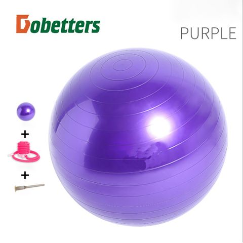 Bóng Tập Yoga 65cm Chống Nổ Dobetter - Cao Su Chất Lượng, Bền Đẹp, Dày 2mm, Hỗ Trợ Tập Luyện Thể Thao và Phục Hồi Chức Năng