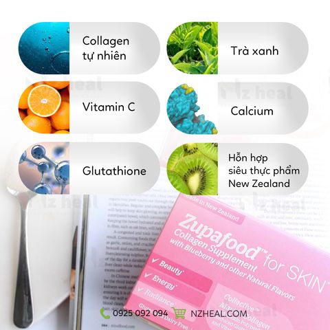 Bột Siêu Dinh Dưỡng Đẹp Da Zupafood for SKIN - Tăng Cường Collagen và Hỗ Trợ Làn Da Khỏe Mạnh từ Xtend-Life