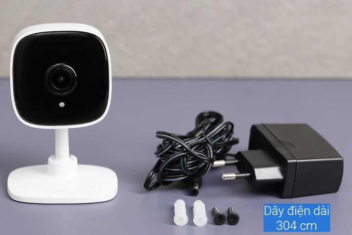 Camera Wifi TP-Link Tapo C100 1080P - Giám sát gia đình, Đàm thoại 2 chiều, Tầm nhìn ban đêm, Khe cắm thẻ nhớ 128GB