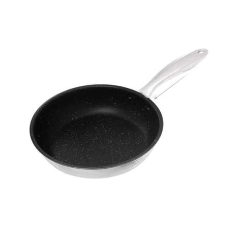 Chảo Chống Dính Vân Đá 3 Lớp Inox 304 FiveStar Plus 22cm/26cm/28cm - Bền Đẹp, An Toàn cho Sức Khỏe, Dùng Được Trên Mọi Loại Bếp