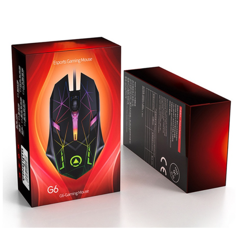 Chuột Gaming Có Dây Sidotech G6 Pro - Thiết Kế Hiện Đại, LED RGB, Cảm Biến Quang Siêu Nhạy, Phù Hợp Chơi Game và Văn Phòng