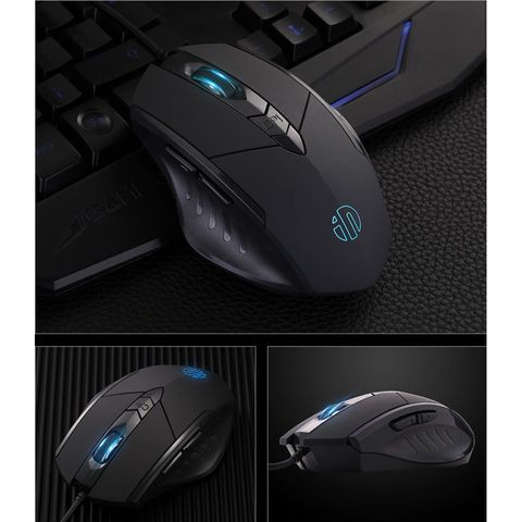 Chuột Inphic PW1H Có Dây 6 Phím - Chuột Gaming Hiện Đại Cho Văn Phòng và Chơi Game - Độ Phân Giải Tùy Chỉnh 2400dpi
