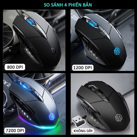 Chuột Máy Tính Sidotech Inphic P1W - Thiết Kế Ergonomic, 1200 DPI, Chống Bám Vân Tay - Phụ Kiện Gaming và Văn Phòng Chất Lượng Cao