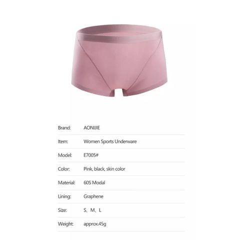 Combo 3 Quần Lót Nữ Chạy Bộ Aonijie E7005 - Thoáng Khí, Chất Liệu Modal, Dành Cho Phụ Nữ Yêu Thích Thể Thao