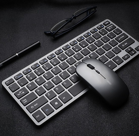 Combo Bàn Phím Chuột Không Dây Inphic V780 Siêu Mỏng - Thiết Kế Hiện Đại, Tương Thích Nhiều Thiết Bị, Trải Nghiệm Tuyệt Vời