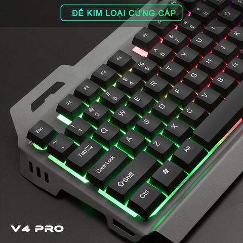 Combo Bàn Phím Gaming V4PRO + Tai Nghe Chụp TAI G06 + Chuột G5 SIDOTECH - Thiết Bị Chuyên Dụng Cho Game Thủ và Văn Phòng