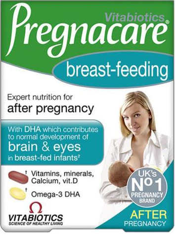 Combo Vitamin cho Phụ Nữ Sau Sinh Pregnacare và Viên Uống Lợi Sữa Fenugreek Natures Aid 500mg - Hỗ Trợ Bổ Sung Dinh Dưỡng và Chất Lượng Sữa Mẹ