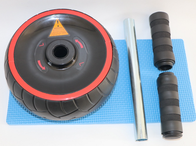 Con Lăn Tập Bụng 1 Bánh Dobetters Kèm Thảm Lót Gối - Dụng Cụ Thể Thao Giảm Mỡ Bụng, Đa Tư Thế, Chịu Lực 200kg