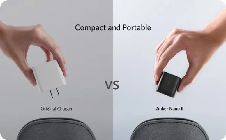 Củ sạc Anker 65W A2663 Nano II - Sạc nhanh USB-C Compact cho iPhone, MacBook, Laptop - Công nghệ GAN II tiên tiến