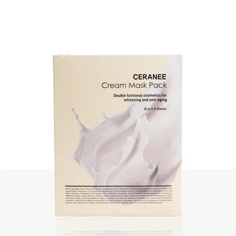 Mặt nạ dưỡng trắng và phục hồi da Niacinamide Ceranee Cream Mask Pack 55879