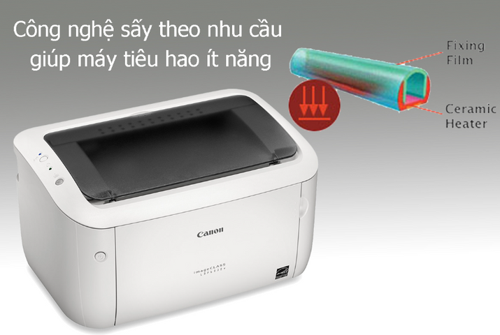 Máy in không dây Canon LBP 6030W - Máy in laser nhỏ gọn, kết nối Wi-Fi tiện lợi, lý tưởng cho gia đình và văn phòng nhỏ
