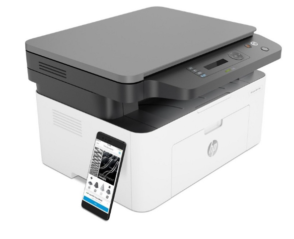 Máy in laser không dây HP 135W - Đa năng In, Copy, Scan, Kết nối USB & Wifi, Tốc độ 20 trang/phút, Chất lượng in 600x600 dpi