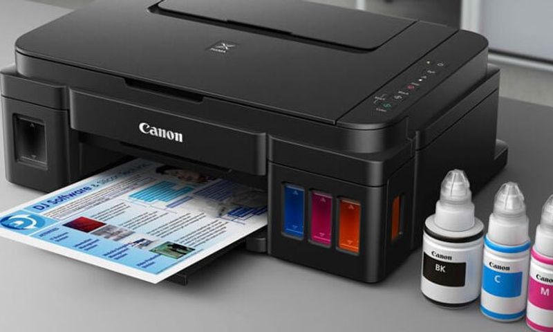 Máy In Phun Màu Đa Năng Canon Pixma G2010 - In, Sao Chép, Quét 4800x1200 dpi, Thiết Kế Nhỏ Gọn, Chất Lượng Hình Ảnh Rõ Ràng, Sắc Nét