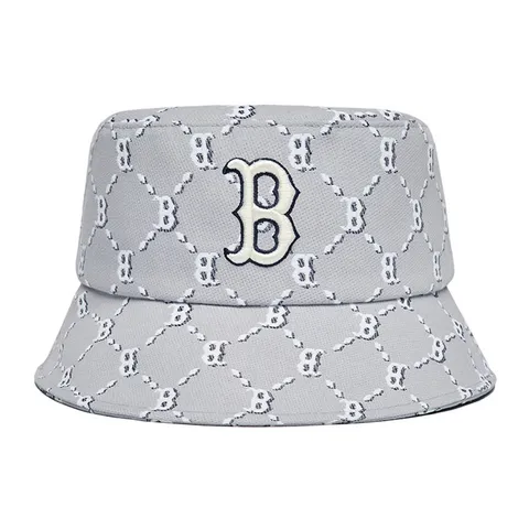 Mũ tròn MLB Monogram Boston Red Sox 3AHTM032N-43GRS