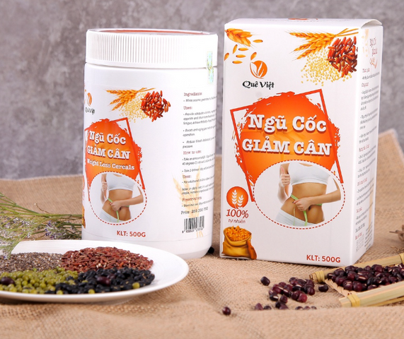 Ngũ Cốc Ăn Kiêng Quê Việt 500g - Nguyên Liệu Hữu Cơ Tự Nhiên, Hỗ Trợ Giảm Cân, Dinh Dưỡng Cao, Dễ Sử Dụng, Thích Hợp Mọi Lứa Tuổi