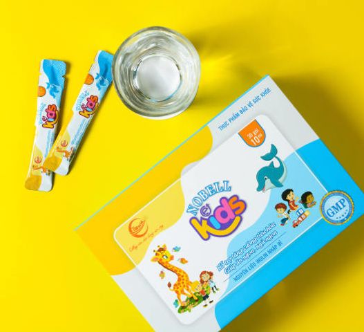 Nobell Kids - Thực phẩm hỗ trợ tiêu hóa và kích thích trẻ ăn ngon, 30 gói x 10ml, dinh dưỡng chuyên biệt cho trẻ em biếng ăn, phát triển toàn diện.