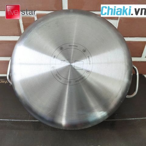 Nồi Inox 304 Fivestar Plus 16cm Đáy Liền Kèm Vung - Thiết Kế Sang Trọng, Chịu Nhiệt Tốt, Dùng Cho Mọi Loại Bếp