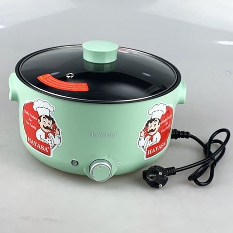 Nồi Lẩu Điện Đa Năng 5L Hayasa HA-691 - 1300W Tiết Kiệm Điện, Chế Biến Món Ngon Dễ Dàng, Chống Dính, Tốt Cho Gia Đình