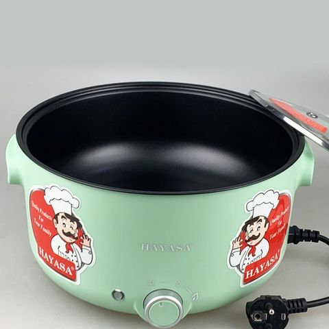Nồi Lẩu Điện Đa Năng 5L Hayasa HA-691 - 1300W Tiết Kiệm Điện, Chế Biến Món Ngon Dễ Dàng, Chống Dính, Tốt Cho Gia Đình