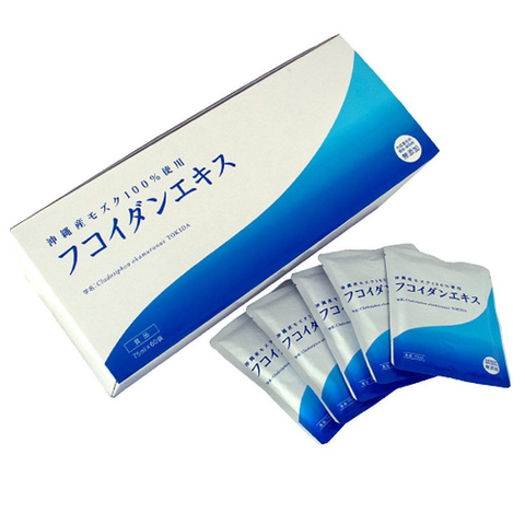 Nước Uống Fucoidan Extract 60 Gói - Chiết Xuất Tảo Mozuku Nhật Bản Hỗ Trợ Sức Khỏe và Sức Đề Kháng Tốt Cho Người Bệnh Ứng Thư