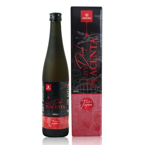 Nước Uống Nhau Thai Hebora Beauty Drink Placenta 450.000mg - Tái Tạo Da, Chống Lão Hóa, Dưỡng Ẩm Tuyệt Vời Cho Làn Da Khỏe Mạnh