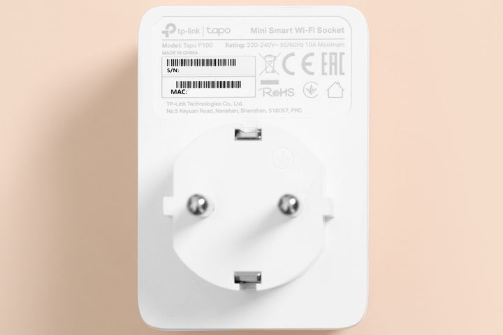 Ổ Cắm Wifi Thông Minh TP-Link Tapo P100 - Điều Khiển Từ Xa Qua Ứng Dụng, Tương Thích Alexa & Google Assistant, Thiết Kế Nhỏ Gọn 2300W