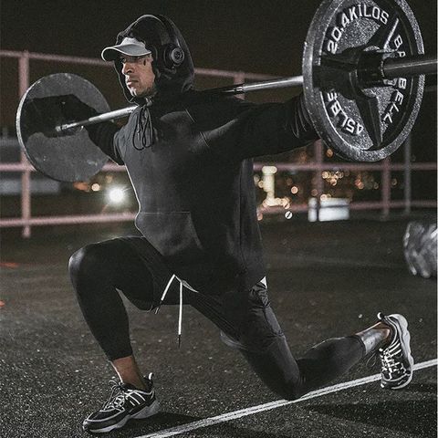 Quần Đùi Tập Gym Nam Có Lót Legging Thể Thao - Chất Liệu Cotton, Polyester, Đen Camo, Tiện Lợi Với Túi Khóa Kéo