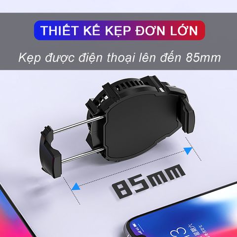 Quạt Tản Nhiệt Điện Thoại Sidotech DL07 - Quạt Mini Thông Minh Có Đèn LED RGB, Tốc Độ 7500 Vòng/Phút, Chơi Game, Livestream