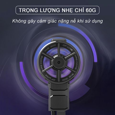 Quạt Tản Nhiệt Điện Thoại SIDOTECH FL06 - Quạt Gaming Làm Mát Nhanh, Thiết Kế Mini Tiện Lợi, Phụ Kiện Chơi Game Chất Lượng