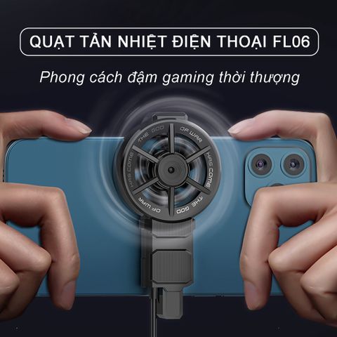 Quạt Tản Nhiệt Điện Thoại SIDOTECH FL06 - Quạt Gaming Làm Mát Nhanh, Thiết Kế Mini Tiện Lợi, Phụ Kiện Chơi Game Chất Lượng
