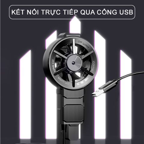 Quạt Tản Nhiệt Điện Thoại SIDOTECH FL06 - Quạt Gaming Làm Mát Nhanh, Thiết Kế Mini Tiện Lợi, Phụ Kiện Chơi Game Chất Lượng