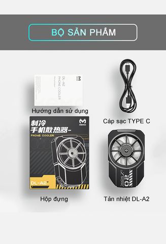 Quạt Tản Nhiệt Điện Thoại Sò Lạnh Sidotech Memo DLA2 LED Gaming - Giải Pháp Làm Mát Nhanh Chóng Cho Game Thủ