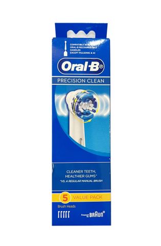 Set 5 đầu bàn chải điện Precision Clean Oral-B - Lông mềm mại, làm sạch hiệu quả mà không gây tổn thương nướu, Tây Bắc
