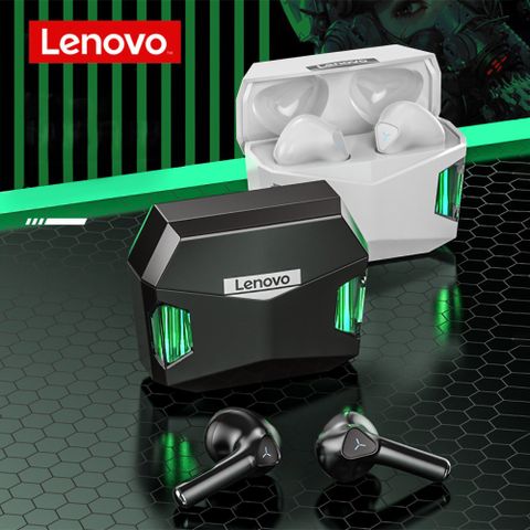 Tai nghe Bluetooth Lenovo GM5 Không Dây - Giảm Tiếng Ồn, Độ Trễ Thấp 60ms, Chống Nước IPX45, Tối Ưu Cho Game Thủ