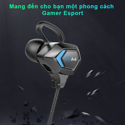 Tai Nghe Chơi Game Điện Thoại SIDOTECH G28 - Có Mic 360 Độ Chống Ồn, Âm Thanh Vòm 3D, Phù Hợp Game FPS & MOBA