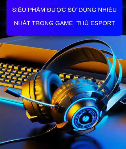 Tai Nghe Gaming 7.1 Siêu Trầm Inphic G2H Có Mic Đàm Thoại - Âm Thanh Chất Lượng Cao, Thiết Kế Hiện Đại, Dành Cho Game Thủ